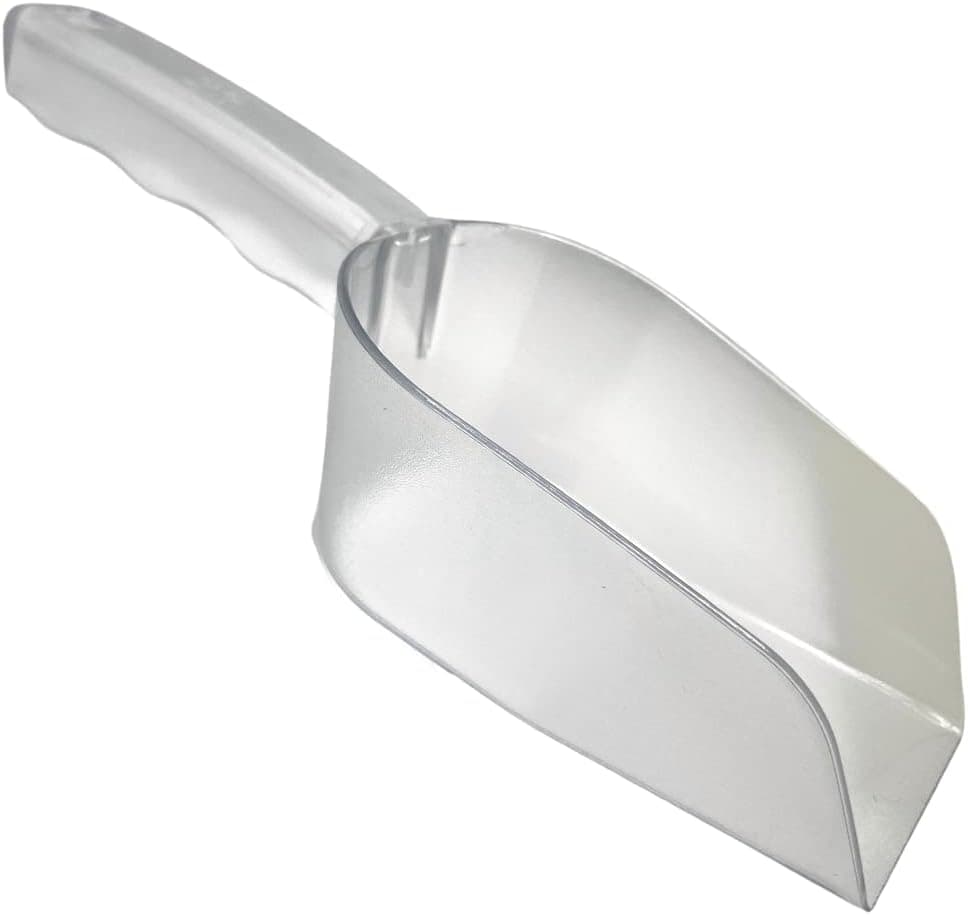 24 Ounce Polycarbonate Scooper- Ice Scoop- Clear- Industrial Scooper - Popcorn Scoop - Coffee Bean Scoop- Candy Scooper- Reusable