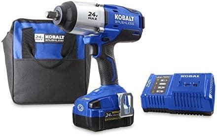 Kobalt 24-Volt Max-Volt 1/2-in Drive Cordless Impact Wrench (Item #672825) (Renewed)