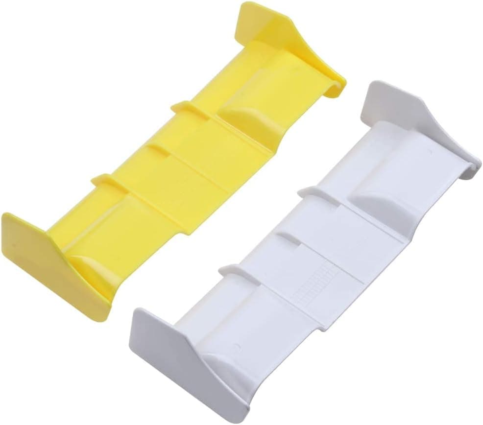2-Pack 1/8 Scale RC Off-Road Rear Spoiler High-Down Force Body Wing Accessory for HPI HSP Redcat Buggy Drift Car