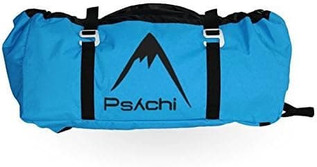 Psychi Rock Climbing Rope Bag with Ground Sheet Buckles and Carry Straps