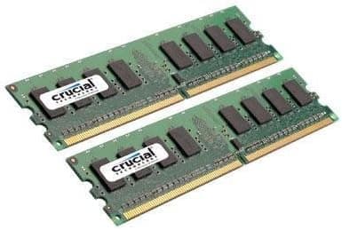 Crucial Ct2kit25664aa667 4gb ( 2gb X 2 ) 240-Pin Ddr2 667mhz Non-Ecc 1.8v Cl5 De