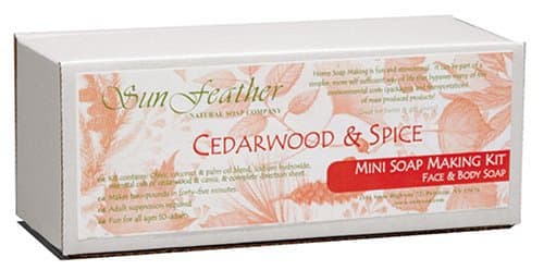 Cedarwood and Spice Soap Making Kit - 2 lbs.