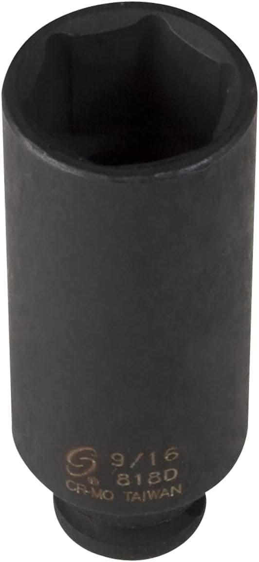 Sunex 818d 1/4-Inch Drive 9/16-Inch Deep Impact Socket
