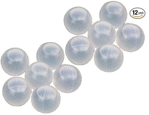 (12 Pack) ChefLand Reusable Plastic Ice Cube Balls