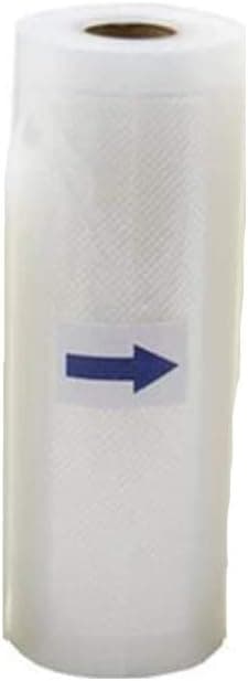 Vacuum Sealer Rolls,Reusable Food Saver Bag Kitchen Fresh-Keeping Storage Bags,Size 4.72'/5.9'/7.87'/9.84'/11.02' X 196.85' (M-15x500cm/5.9x196.85"inch)
