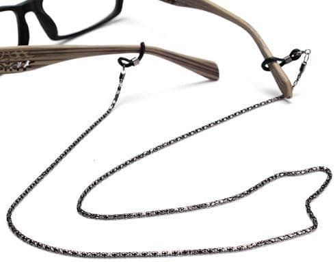 Water & Wood Reading Glasses Eyeglasses Sunglasses Neck Cord Holder Strap Metal Chain