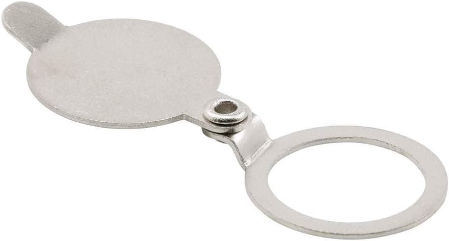 Defender Security S 4793 Privacy Cover, Inside Ring Fits Door Viewers with 9/16 inch Outside Diameter. Cylinders, Solid Brass, Satin Nickel Plated Finish, (single pack)