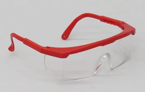 SEOH Red Frame Safety Glasses