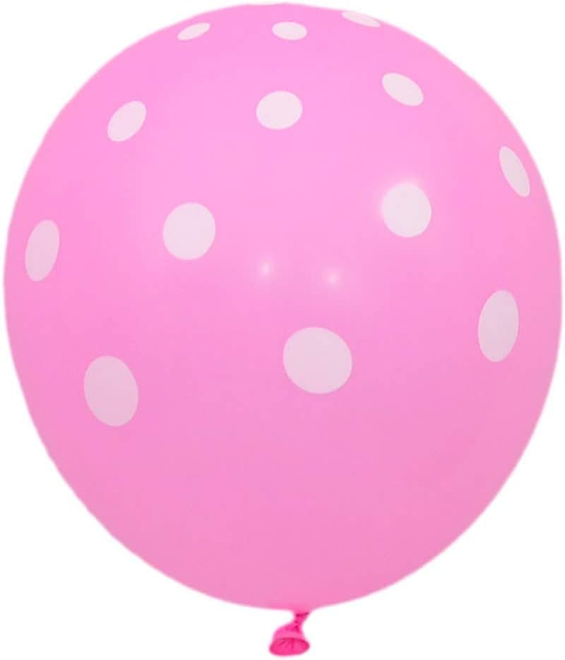 PeStary Latex Polka Dot Balloons for Party 100 Pcs (Pink)