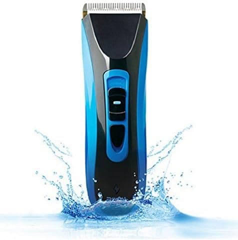 RIWA IPX7 Grade Waterproof Professional Hair Trimmer Blue Color Cordless Hair Clipper Suit For Baber & Family Use