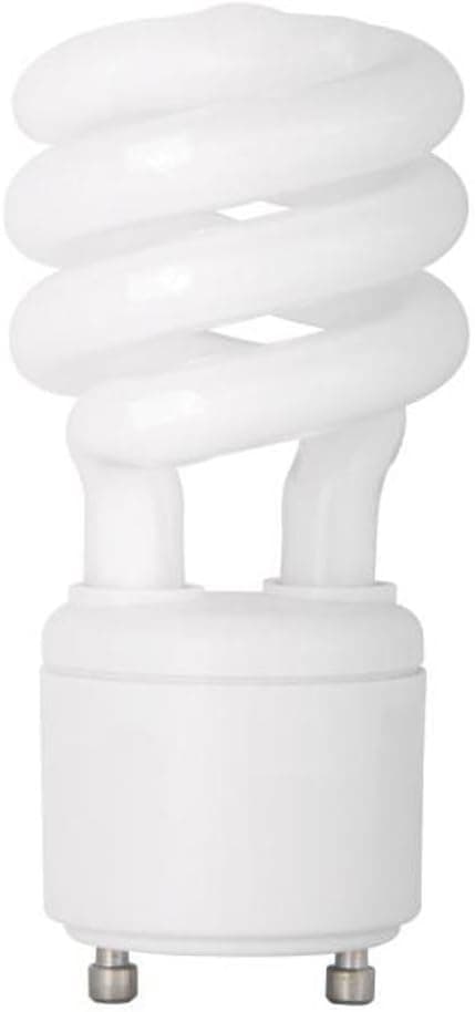 TCP SpringLamp CFL 60W Equivalent, Soft White (2700K) GU24 Base Spiral Light Bulb