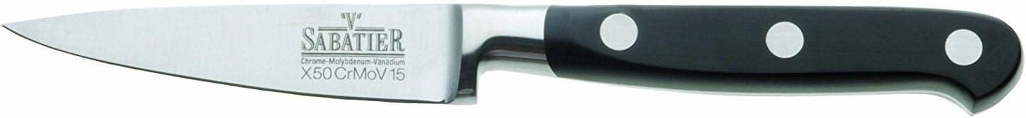 Richardson Sheffield V Sabatier PREMIUM Parer Paring Knife - Black Handle