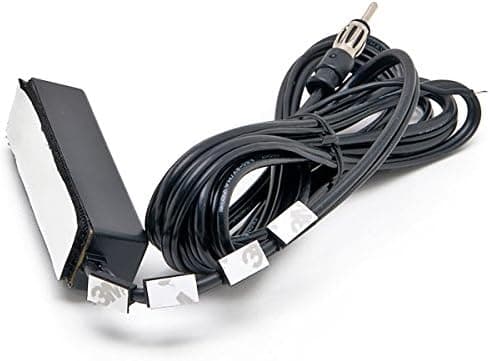 Krator Hidden Antenna - Compatible with Car Truck Motorcycle Harley Boat Golf Cart Campers Amplified Antenna AM FM WB Universal FM Car Radio Stereo Windshield Hidden Antenna + KapscoMoto Keychain