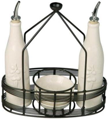 Italian Kitchen Olive Oil Bread Dipping Caddy Set