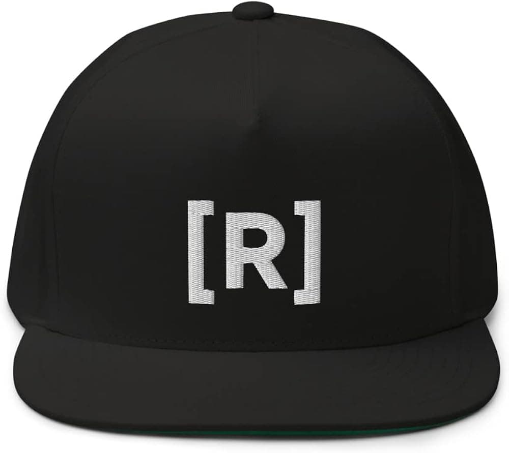Residente Hat [R] Residente (Embroidered Flat Bill Cap) Black, Green