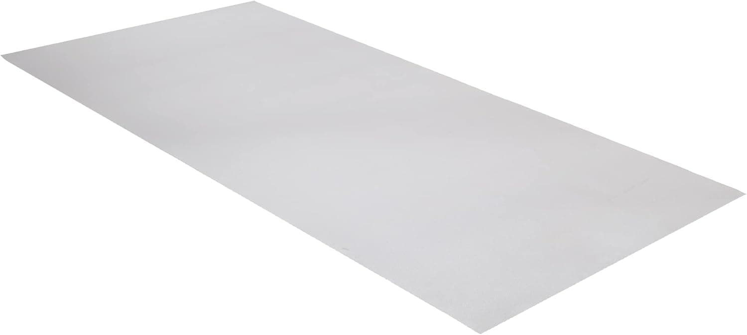 Resilia Work Bench Mat - 23.5 Inches X 71.5 Inches, Clear - Easy-to-Clean Scratch Resistant Vinyl - Garage Workbench or Table Storage - Tool Station Organization - Made in The USA