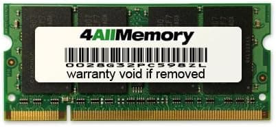 2GB DDR2-667 (PC2-5300) RAM Memory Upgrade for The Compaq HP Biz Note Hidden nx6325