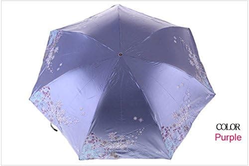 Services for You Anti-uv Sun Umbrella Triple Folding Uv Protected Parasol