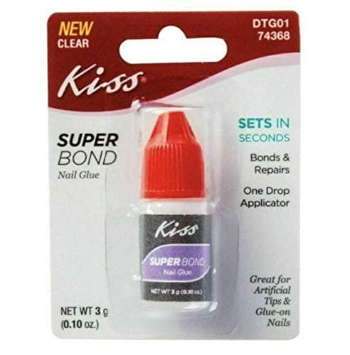 Kiss Super Bond Pink Nail Glue DTG02 (74369) 0.10 oz / 3 g