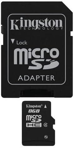 Professional Kingston MicroSDHC 8GB (8 Gigabyte) Card for Samsung Galaxy S Blaze 4G Phone with custom formatting and Standard SD Adapter. (SDHC Class 4 Certified)