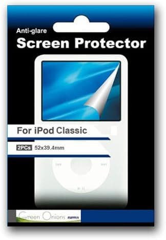 Green Onions Supply 2-Pack Glossy Screen Protector for 80/120/160 GB iPod classic 6G (Transparent)