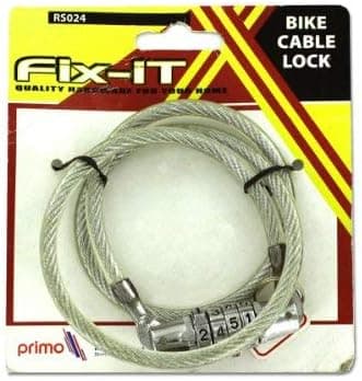 Bike Combination Cable Lock, Case of 48