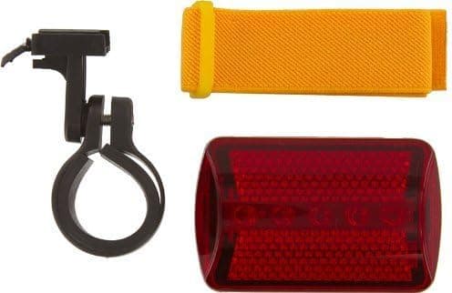 SE - Safety Light - Flasher with Bicycle Attachment, Red, 6 Way - FL26RB10