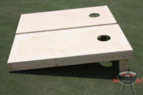 All American Tailgate Non Painted Corn Hole Boards w/ 8 Cornhole Bags