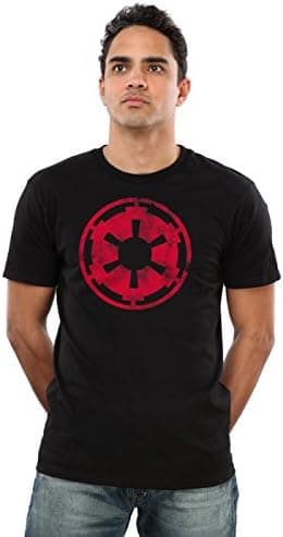 Star Wars Aging Empire Symbol T-Shirt - Black (Small)