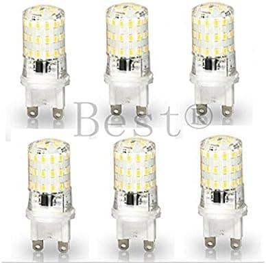 Best to Buy (6-PACK)G9 Dimmable Base LED Light Bulb Lamp 5 Watt 120V WARM White Replacement to 40W halogen Bulb.