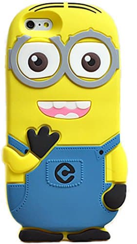 Generic Iphone 6s Case, Iphone 6 Case, Cute 3D Cartoon Lovely Soft Gel Rubber Silicone Protection Skin Case Cover for Iphone 6 / 6s 4.7" (2 Eyes, Blue)