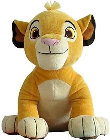 Nucifer 1 Pack Sitting High 26cm Simba The Lion King Plush Toys Simba Soft Stuffed Animals Doll for Children Gifts Yellow