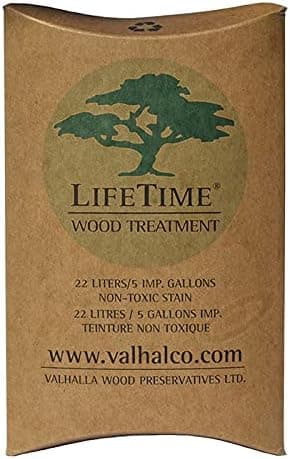 Valhalla Wood Preservatives 5-Gallon Eco Friendly Non Toxic Lifetime Wood Treatment Pouch