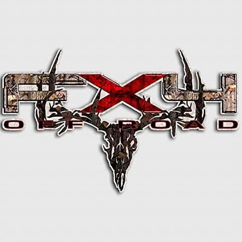 Camouflage Deer Skull FX4 Archery Whitetail Hunting Sticker Set