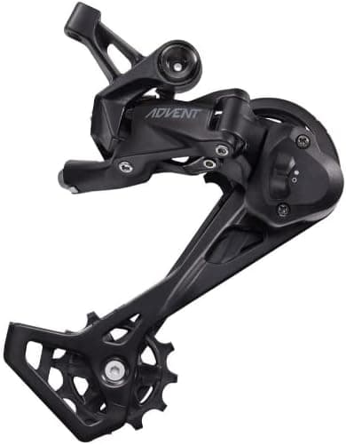 microSHIFT | Advent Rear Derailleur | 9 Speed | Long Cage | Black | with Clutch