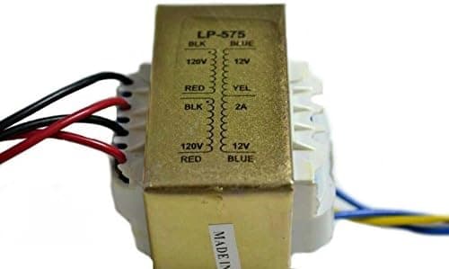 Line Matching Transformer 2A - LP-575 110/220V, 12-0-12V, 2A. Nippon America