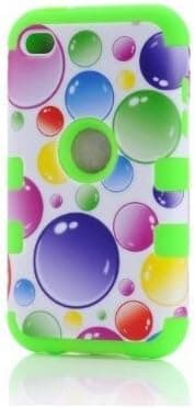 Touch 4,Touch 4 case,iPod Touch 4 Case,iPod Touch Generation 4 4th Case,Linycase Touch 4 Hard case with 3in1 Hybrid Design Hard Soft Back Touch 4 Case Cover for iPod Touch 4 4th Generation 03#l