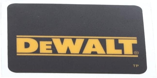 DEWALT N076341 Label Logo