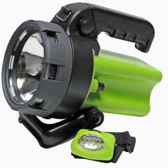 Smart Gear Cordless Road Spotlight with Bonus LED Headlamp