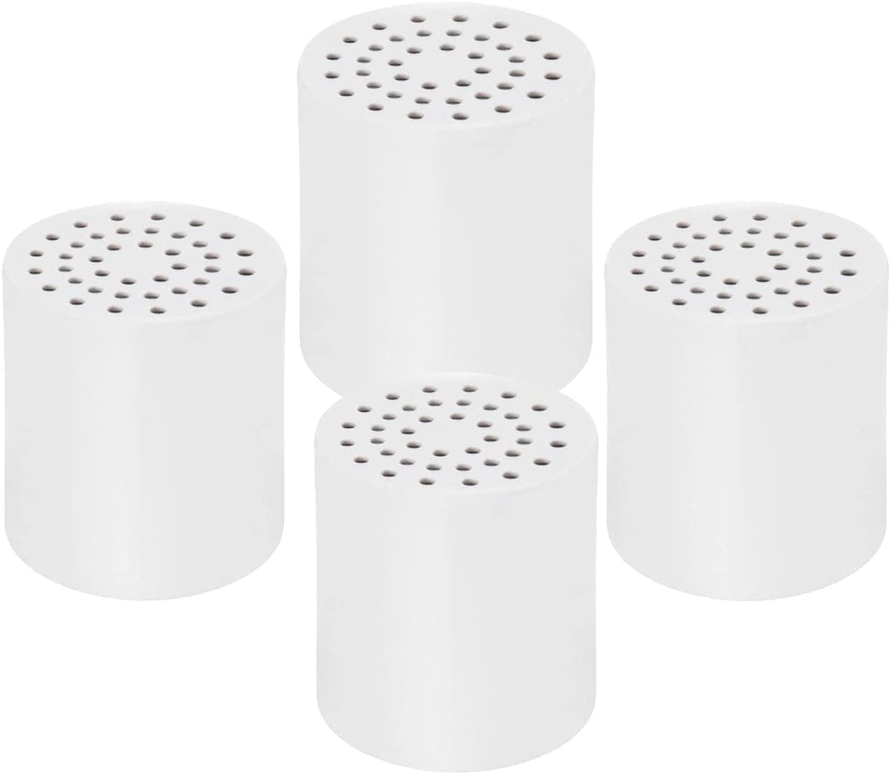 Fat-Cat 15 Stage Universal Shower Water Filter Cartridges Reduces Chemicals & Chlorine, Hard Water, Restores PH Balance- Replacement for All Similar Shower Systems (4 Pack)