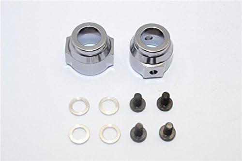 Vaterra K5 Blazer Ascender Upgrade Parts Aluminum Rear Hub Carrier - 1Pr Set Gray Silver