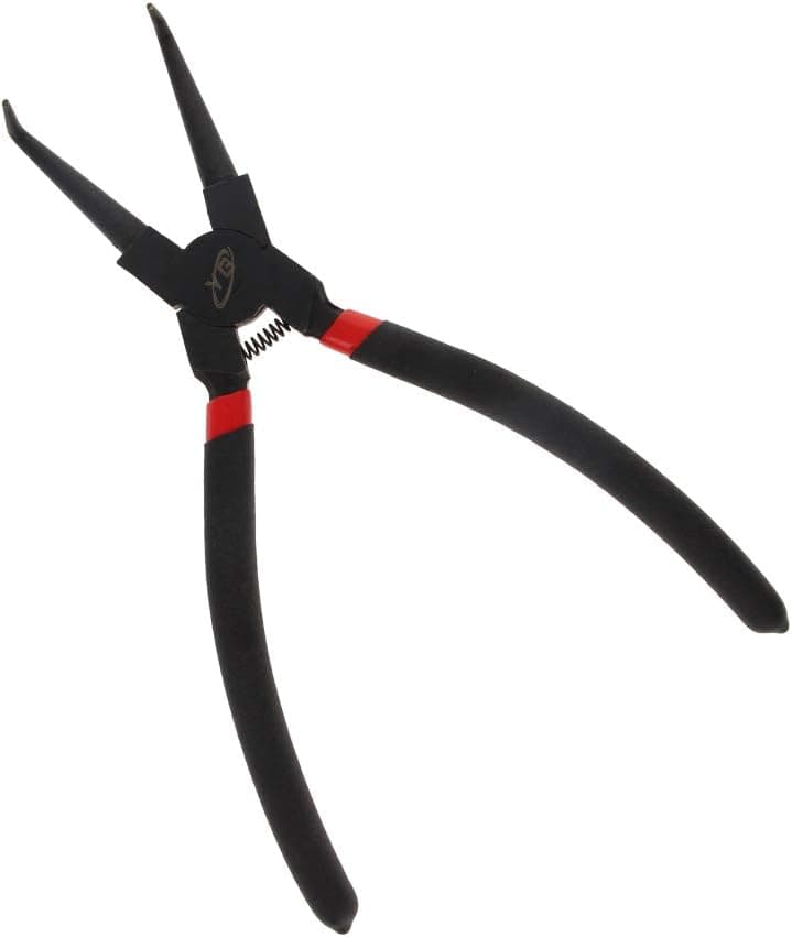 Utoolmart Internal Snap Ring Plier Angled Retaining Ring Pliers Bent Nose 9-Inch 1pcs