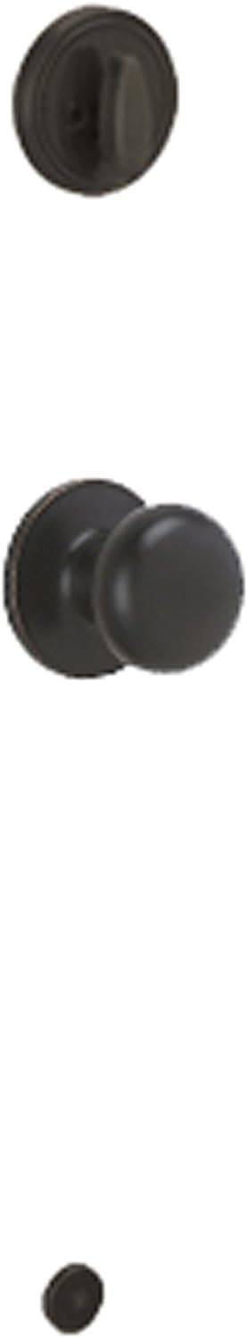 Dexter by Schlage JH59STR716 Stratus Knob Interior Handleset, Aged Bronze