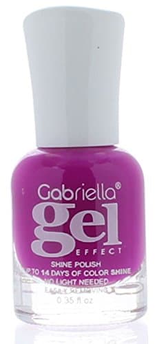 Gel Nail Polish Long Lastin, Quick Drying, Lasts up to 14 Days, No UV or LED Lamp Needed to Cure by Gabriella (Barney)