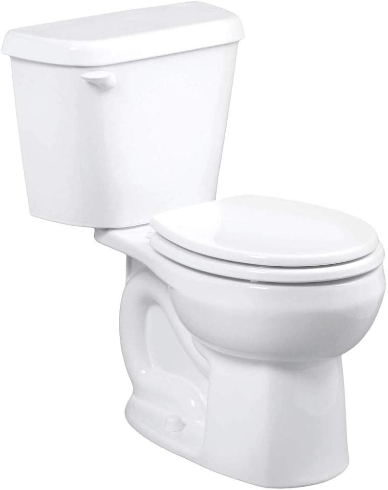 American Standard 221DA104.020 Colony 1.28 GPF 2-Piece Round Front Toilet with 12-In Rough-In, White