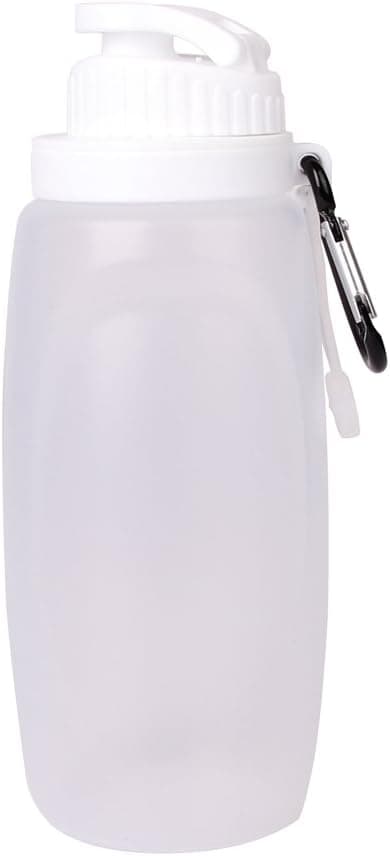 My Friday Silicone Water Bottles Sport Travel Outdoor Children Mini Water Kettle Sports Water Bottle (White),