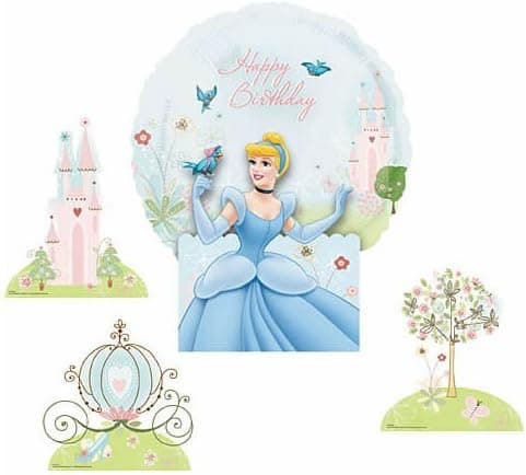 amscan Cinderella 'Dreamland' Mylar Balloon Centerpiece w/ Cutouts (1ct)