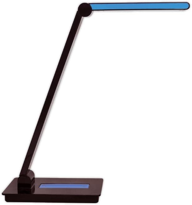 Bulbrite LED/SYMPLE/B Symple LED Desk Lamp with Smooth Touch Dimmer, Black