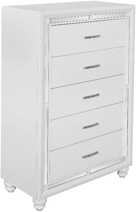 Global Furniture USA CH Mackenzie Chest, White