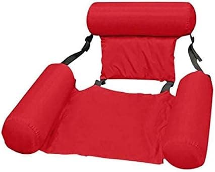 LOVEYIKOAI Water Hammock Pool Toys,Inflatable Ride-ons Swimming Pool Beach Floating Recliner Inflatable Water Floating Bed Lounge Chair Swimming Pool Beach Float for Adult or Kids